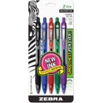 thumbnail image 1 of xianyou-Zebra Z-Grip Retractable Ballpoint Pen, 1.0mm, Assorted - 5 Pack, (22205), 1 of 4