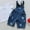 Blue, variant on Liyamei Denim Ripped Shorts For Boys And Girls Elastic Calf Midpants For Children Girls Denim Jeans Size Blue 5-6 Years