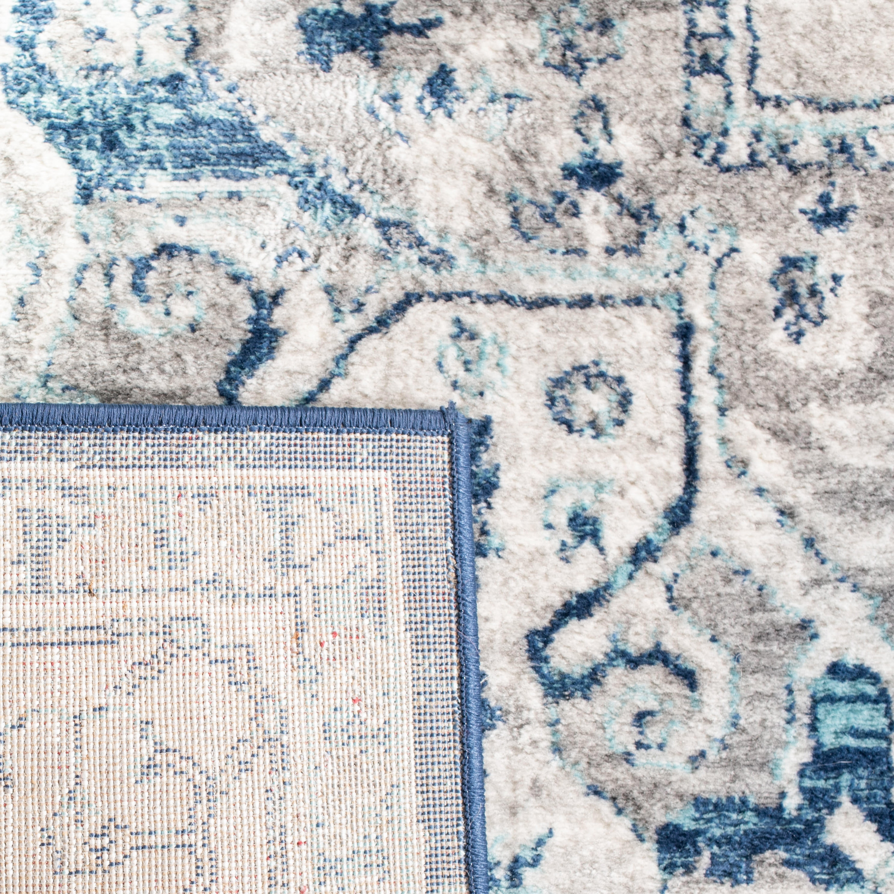 SAFAVIEH Brentwood Dimas Oriental Area Rug, Light Gray/Blue, 11' x 15'