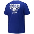 thumbnail image 3 of Men's Fanatics Royal Indianapolis Colts Big & Tall Throwback Logo T-Shirt, 3 of 3