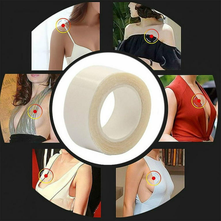 Double Sided Adhesive Clothing Tape Fashion Tape All Day Strength Tape  Gentle On Skin And Fabrics, Transparent Clear Color Tape