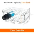 thumbnail image 6 of Lifewit Stackable Water Bottle Organizer for Cabinet, Freezer, Pantry - Plastic Cup Holder Pack of 2, 6 of 8
