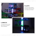 thumbnail image 3 of CIMAXIC Blue Plastic Fish Tank for Home Decor with Simple Design and High Transparency 2 Pieces,5.71"X5.12"X3.35", 3 of 5