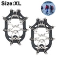 thumbnail image 2 of Crampones de acero inoxidable reforzado con 19 dientes - Negro - XL MFZFUKR CPB-DE-HJJ-132-6, 2 of 5