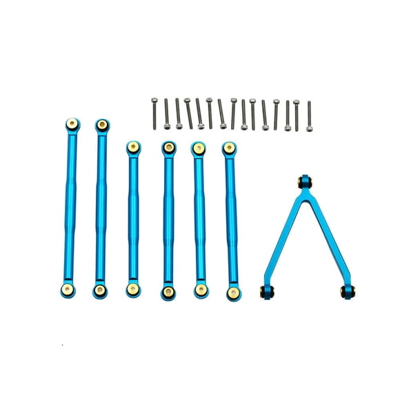 GUYUTING Upgrade for Axial SCX24 with 7-Piece Aluminum Link Set, Ideal for Off-Road Racing & Bashing