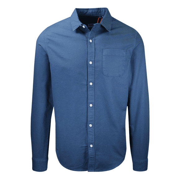 Superdry T-shirt pour Homme avec Doublure en Sarcelle Oxford S Tissé