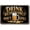 Drink Responsibly Dont Spill, variant on Bar Open Its Always 5 O Clock Here Metal Poster by DC | Vintage Tin Sign Wall Art for Indoor Use | 7x10" Rust-Free Aluminum Decor for Bar | UV Protected & Weatherproof Print | Made in USA