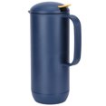 thumbnail image 2 of Cafetera térmica de primera calidad al vacío, color azul, jarra de agua grande de 1 l con aislamiento de doble pared, 2 of 8