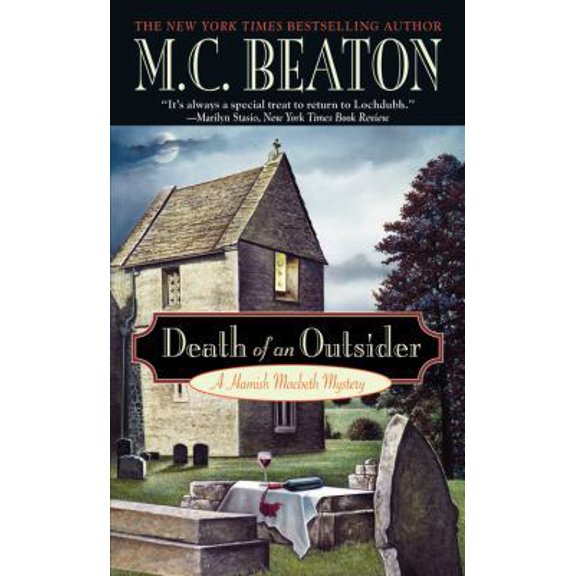 Pre-Owned Death of an Outsider (Paperback) 0446614726 9780446614726