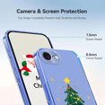 thumbnail image 3 of ELEHOLD Case for iPhone 16e/17e, Christmas Slim Shockproof Clear TPU Cover, Raised Edge Screen/Camera Protection,D, 3 of 7