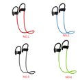 thumbnail image 4 of Inteprter U8 Bluetooth 4.2 Auriculares Auriculares intrauditivos inalámbricos Auriculares deportivos colgantes Cables de audio/vídeo rojo, 4 of 8