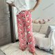 thumbnail image 1 of Sanrio-pantalones de pijama de Hello Kitty para mujer, pantalón de tela suave de dibujos animados, cálido, a la moda, para el hogar, Kawaii, regalos de vacaciones, 1 of 4