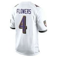 Men's Baltimore_Raven_s No.4 Zay_Flowers Player Apparel American