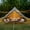Dark Green, variant on CZBZ Oxford Bell Tent for Family Camping - Spacious 9.8ft Yurt with Stove Jack, Large Glamping Tents for 3-4 People, 4 Season Oxford Hot Tent Shelter, Waterproof Breathable with Mesh Windows