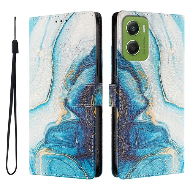 FOXDOCK Funda Tipo Cartera para Motorola Moto G06 4G con Soporte y Correa – Diseño de Patrones Lindos