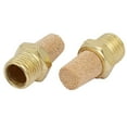 thumbnail image 1 of Silenciador neumático de bronce sinterizado con rosca macho de 1/4" BSL 02, 2 piezas, 1 of 2
