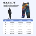 thumbnail image 4 of Fotbe Neon Seahorse Underwater Realm Pantalones de Pijama para Hombre, Pantalones de Dormir, Pantalones de Casa con Cintura Ajustable y Bolsillos-XX-Large, 4 of 6