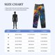 thumbnail image 4 of Fotbe Neon Seahorse Underwater Realm Pantalones de Pijama para Hombre, Pantalones de Dormir, Pantalones de Casa con Cintura Ajustable y Bolsillos-X-Large, 4 of 6