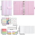 thumbnail image 3 of Sky Blue Notebook A6 Ring Binder, Fresh Refillable Journal with Accessories for Note Taking, 7X5In, 3 of 6