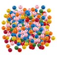 thumbnail image 1 of Paquete de 500 cuentas de madera redondas espaciadoras para manualidades, fabricación de joyas, adornos colgantes y proyectos hechos a mano para niños. 8mm, 1 of 9