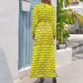 thumbnail image 2 of Yellow bricks Long Dress beach dress summer women's suit elegant party dresses for women 2024 Dresses, 2 of 4