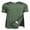 Army Green, variant on Shoulder Surgery Shirts for Men Tearaway Side Snap Short Sleeves Rotator Cuff Dialysis Recovery Chemo Shirts