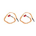 thumbnail image 2 of 2 bridas elásticas de nailon para caña de pescar que garantizan aventuras en kayak seguras y sin pérdidas, correa para remo de kayak resistente a la corrosión de color naranja vibrante, 2 of 8