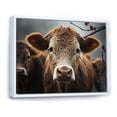 thumbnail image 2 of Designart "Stampede in Motion I" Animals Floater Framed Canvas Wall Art, 2 of 7