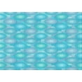 thumbnail image 1 of Ahgly Company Indoor Rectangle Patterned Bright Turquoise Blue Area Rugs, 7' x 10', 1 of 6