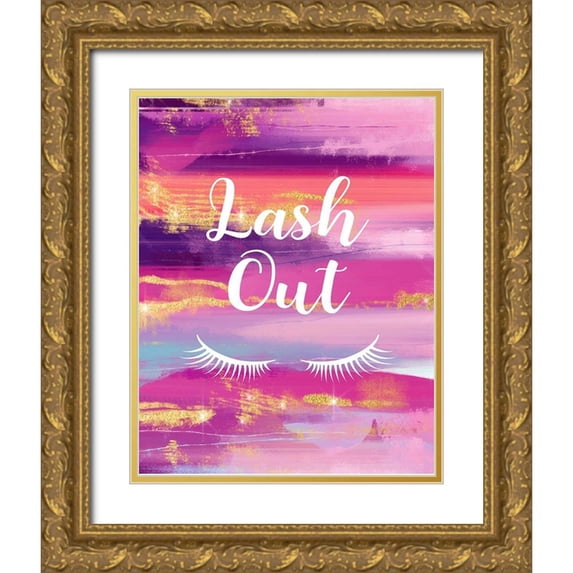 Robinson, Tamara 20x24 Gold Ornate Wood Framed with Double Matting Museum Art Print Titled - Lash Out