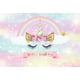 thumbnail image 1 of Fondo de fotografía de unicornio para niña, decoración de fiesta de cumpleaños, arcoíris, Floral, Princesa, foto de fondo, pancarta de cumpleaños para Baby Shower, 1 of 4