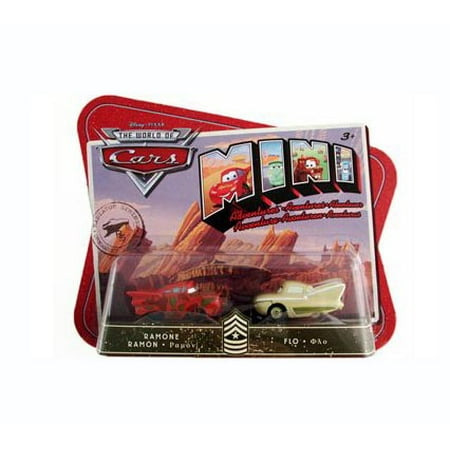 Disney Pixar Cars Mini Adventures Sarge'S Boot Camp 2 Pack Ramone & Flo