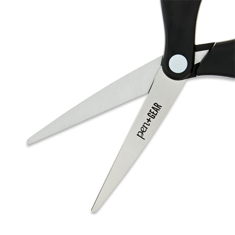 8-Inch Stainless Steel Scissors, Pointed Tip, 4-Pack photo 7