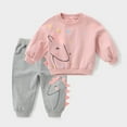 thumbnail image 2 of Baby Boys Winter Outfits Toddler Kids Baby Boy Girl Long Sleeve Sweatshirt Pullover Tops Newborn Boy Sweater Outfit Set, 2 of 9