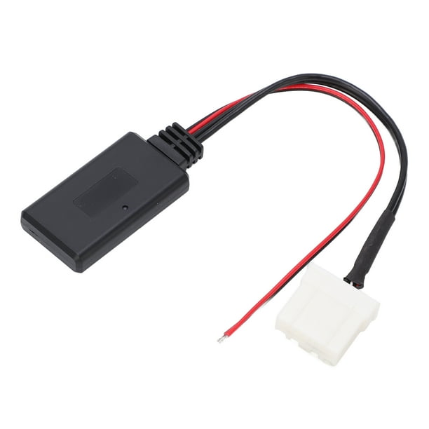 Adaptador auxiliar estéreo Bluetooth, adaptador auxiliar Bluetooth para radio estéreo de automóvil, cable de audio Bluetooth para radio de primera línea