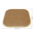 thumbnail image 2 of Flmtop Chat Chien Lit Tapis Été Refroidissement Coussin de Couchage Confortable Paille Bambou, 2 of 9
