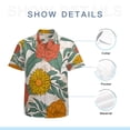 thumbnail image 7 of High Quality Hawaiian Shirts for Men Short Sleeve Aloha Beach Shirt Floral Summer Casual Button Down Shirts Blouses YKULRL, 7 of 7