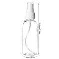 thumbnail image 4 of Justharion 6Pcs Plastic Spray Bottles Travel Clear Empty Leak -proof Perfume Fine Mist Refillable Container, 4 of 6