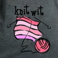 thumbnail image 3 of CafePress - Knit Wit Women'S Dark T Shirt - Women's Traditional Fit Dark T-Shirt, 3 of 4
