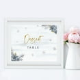 thumbnail image 5 of Koyal Wholesale Unframed Winter Watercolor Snowflakes and Gray Florals Sign, Dessert Table, 1- Pack, 5 of 5
