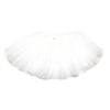 Pretend Play Dress Up Mozlly White 3 Layered Polka Dot Trim Flower Ballerina Tutu (Multipack of 6)