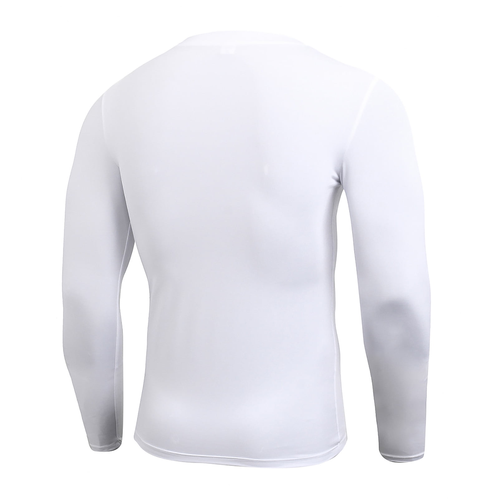 Men's Long Sleeve Athletic Workout Shirt Base-Layer Quick