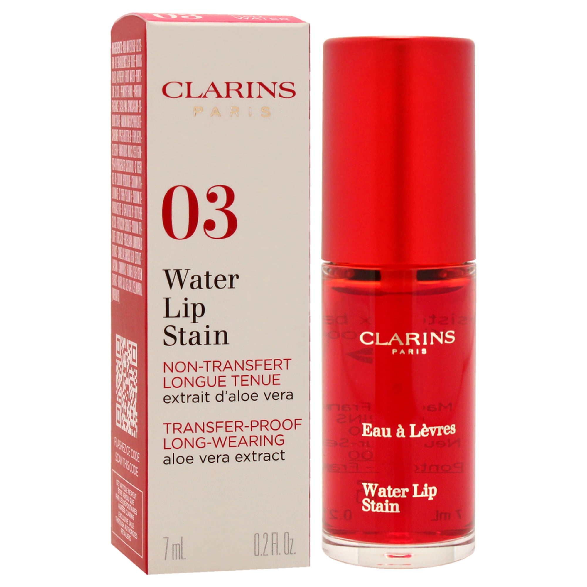 Water Lip Stain - 03 Red Water by Clarins for Women - 0.2 oz Lipstick