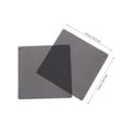 thumbnail image 2 of 2 Pcs PVC Dustproof Filter Square Computer Mesh Dustproof Cover for Chassis Fan (14x14cm), 2 of 5