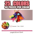 thumbnail image 2 of Craft Pipe Cleaners Proffessional 1000 Pcs 25 Colors, Pipe Cleaners Craft Supplies and Chenille Stems or Pipecleaners, Pipe Cleaners Bulk, for Crafts, Gift Wrapping and Party Decorations., 2 of 5