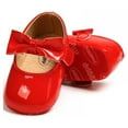 thumbnail image 6 of Ballet Shoes for Girls Baby Girl Shoes 0-3 Months Newborn Shoes Non-slip with Bowknot Baby Shoes 0-3 Months Dress Shoes for Girls Toddler Ballet Shoes Soft Sole Baby Shoes Baby Girl Dress Shoe, 6 of 8