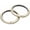 Brushed Brass, variant on Gunmetal 1-1/8" Spring O-Ring Clip (2pcs) – Snap Opening Carabiner Keyring Buckle for Purse & Bag Hardware (SCOS)