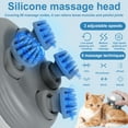 thumbnail image 6 of Keyohome Electric Pet Massager Portable Handheld Pet Scalp Massager with 4 Massage Heads 3 Modes USB Rechargeable Waterproof Massage Tool for Dog Cat Body Relaxion, 6 of 11