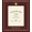 Maroon, variant on University of Charleston School of Pharmacy Diploma Frame, Document Size 11" x 14"