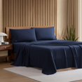 thumbnail image 3 of Lacoste 100% Cotton Percale 4-Piece Sheet Set &acirc;?, 3 of 8
